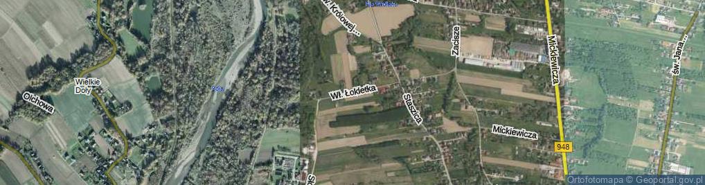 Zdjęcie satelitarne Króla Władysława Łokietka ul.